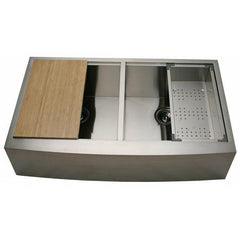 Alpha Special/Step Handmade Apron/Farmhouse Zero-Radius Sink - APSP - The Home Selection
