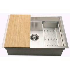 Alpha Special/Step Handmade Undermount Zero-Radius Sink - HUSP - The Home Selection