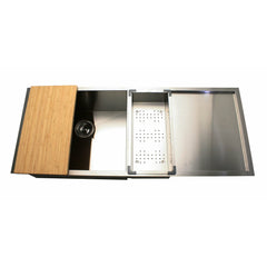 Alpha Special/Tray Handmade Undermount Zero-Radius Sink - HUT - The Home Selection