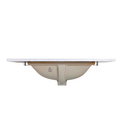 Altair 31" Single Sink Bathroom Vanity Countertop - Salerno in Aosta White - The Home Selection