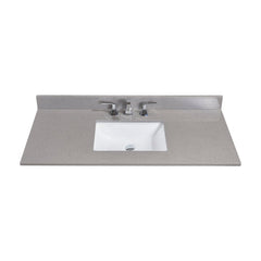 Altair 49" Single Sink Bathroom Vanity Countertop - Imperia in Mountain Gray - The Home Selection