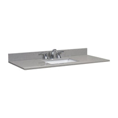 Altair 49" Single Sink Bathroom Vanity Countertop - Imperia in Mountain Gray - The Home Selection