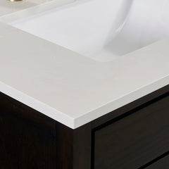 Altair 73" Double Sink Bathroom Vanity Countertop - Belluno in Milano White - The Home Selection