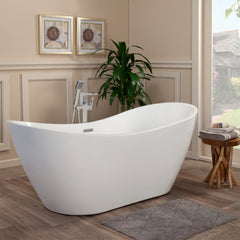 Altair Alana 70" x 32" Freestanding Soaking Acrylic Bathtub - The Home Selection