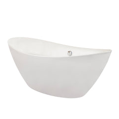 Altair Allegra 71" x 34" Freestanding Soaking Acrylic Bathtub - The Home Selection