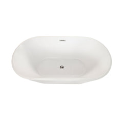 Altair Cielo 59" x 30" Freestanding Soaking Acrylic Bathtub - The Home Selection