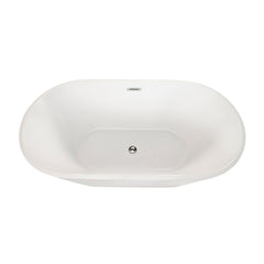 Altair Cielo 67" x 32" Freestanding Soaking Acrylic Bathtub - The Home Selection