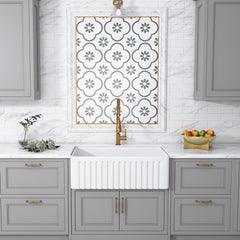 Altair Farmhouse Sink : 30" Ceramic Farmhouse Sink - Calabria - The Home Selection