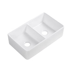 Altair Farmhouse Sink : 32" Ceramic Farmhouse Sink - Trieste - The Home Selection