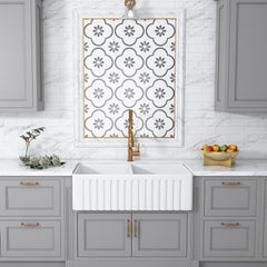 Altair Farmhouse Sink : 33" Ceramic Farmhouse Sink - Cremona - The Home Selection