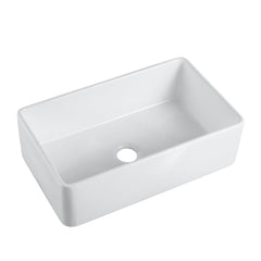 Altair Farmhouse Sink : 33" Ceramic Farmhouse Sink - Trento - The Home Selection