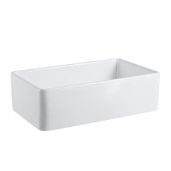 Altair Farmhouse Sink : 33" Ceramic Farmhouse Sink - Trento - The Home Selection