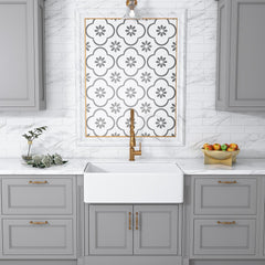 Altair Farmhouse Sink : 33" Ceramic Farmhouse Sink - Trento - The Home Selection