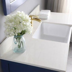 Altair Georgia 48" Single Bathroom Vanity Set with White Farmhouse Basin - The Home Selection