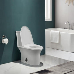 Altair Ibiza 1.6/1.1 GPF Dual Flush Elongated One-Piece Toilet in White - T328 - The Home Selection