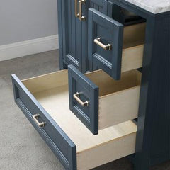 Altair Isla 36" Single Bathroom Vanity Set with Marble Countertop - The Home Selection