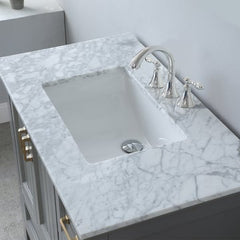 Altair Isla 36" Single Bathroom Vanity Set with Marble Countertop - The Home Selection