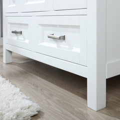 Altair Isla 42" Single Bathroom Vanity Set with Marble Countertop - The Home Selection
