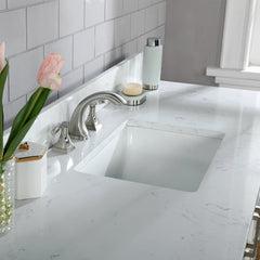 Altair Isla 60" Single Bathroom Vanity Set with Marble Countertop - The Home Selection