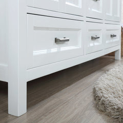 Altair Isla 72" Double Bathroom Vanity Set in Marble Countertop - The Home Selection