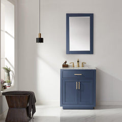Altair Ivy 30" Single Bathroom Vanity Set in Marble Countertop - The Home Selection