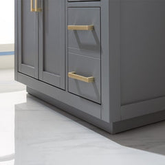 Altair Ivy 36" Single Bathroom Vanity Set in Marble Countertop - The Home Selection