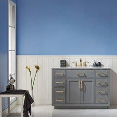Altair Ivy 48" Single Bathroom Vanity Set in Marble Countertop - The Home Selection