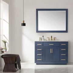Altair Ivy 48" Single Bathroom Vanity Set in Marble Countertop - The Home Selection