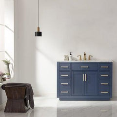 Altair Ivy 48" Single Bathroom Vanity Set in Marble Countertop - The Home Selection