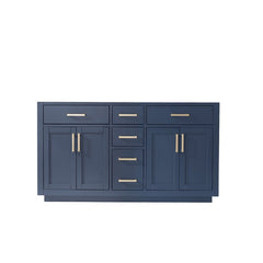 Altair Ivy 60" Double Bathroom Vanity Cabinet Only - 531060-CAB - The Home Selection