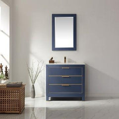 Altair Jackson 36" Single Bathroom Vanity Set in Stone Countertop - The Home Selection