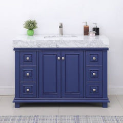 Altair Jardin 48" Single Bathroom Vanity Set in Marble Countertop - The Home Selection