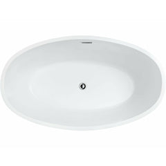 Altair Jolie 55" x 32" Freestanding Soaking Acrylic Bathtub - The Home Selection