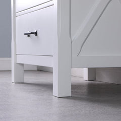 Altair Maribella 30" Single Bathroom Vanity Set in Marble Countertop - The Home Selection