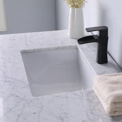 Altair Maribella 36" Single Bathroom Vanity Set with Marble Countertop - The Home Selection