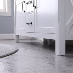 Altair Maribella 60" Double sinks Bathroom Vanity Set with Marble Countertop - The Home Selection