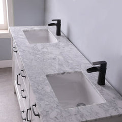 Altair Maribella 72" Double sinks Bathroom Vanity set with Marble Countertop - The Home Selection