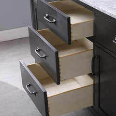 Altair Maribella 72" Double sinks Bathroom Vanity set with Marble Countertop - The Home Selection
