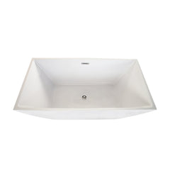 Altair Montague 67" x 32" Freestanding Soaking Acrylic Bathtub - The Home Selection