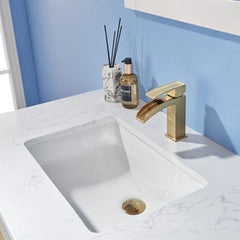 Altair Morgan 36" Single Bathroom Vanity Set with Stone Countertop - The Home Selection