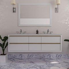 Altair Morgan 48" Single Bathroom Vanity Set with Stone Countertop - The Home Selection