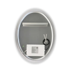 Altair Oval LED Mirror Modern Frameless Vanity - Matera - The Home Selection