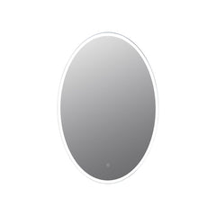Altair Oval LED Mirror Modern Frameless Vanity - Matera - The Home Selection