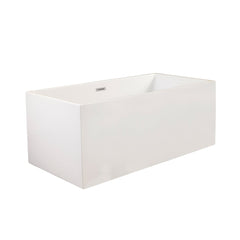 Altair Persephone 59" x 30" Freestanding Soaking Acrylic Bathtub - The Home Selection