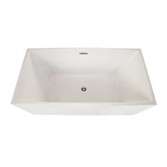 Altair Persephone 59" x 30" Freestanding Soaking Acrylic Bathtub - The Home Selection
