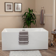 Altair Persephone 59" x 30" Freestanding Soaking Acrylic Bathtub - The Home Selection