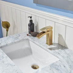 Altair Remi 30" Single Bathroom Vanity Set with Marble Countertop - The Home Selection
