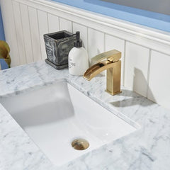 Altair Remi 36" Single Bathroom Vanity Set in Marble Countertop - The Home Selection