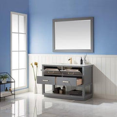 Altair Remi 48" Single Bathroom Vanity Set with Marble Countertop - The Home Selection