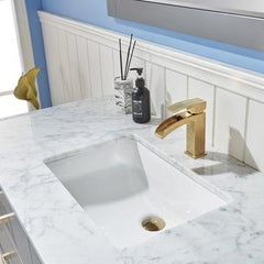 Altair Remi 48" Single Bathroom Vanity Set with Marble Countertop - The Home Selection